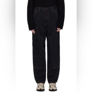 New CARHARTT WORK IN PROGRESS WIP
Black Brandon Double Knee Jeans